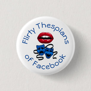 Badge Rond 2,50 Cm Flirter Thespians