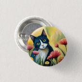 Badge Rond 2,50 Cm FLoral (Devant & derrière)