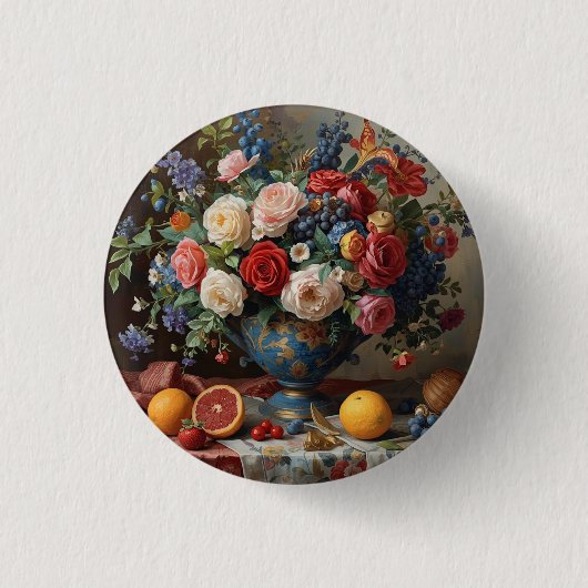 Badge Rond 2,50 Cm Floral Galore  (Devant)