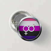 Badge Rond 2,50 Cm Fluide de genre (Devant & derrière)