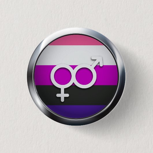 Badge Rond 2,50 Cm Fluide de genre (Devant)