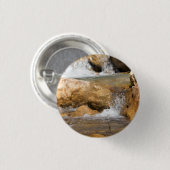 Badge Rond 2,50 Cm Flux orageux au printemps (Devant & derrière)