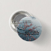 Badge Rond 2,50 Cm fond de prune (Devant & derrière)