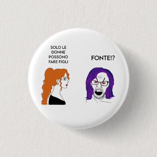 BADGE ROND 2,50 CM FONTE  (Devant)