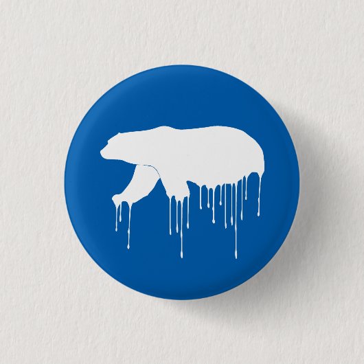 Badge Rond 2,50 Cm Fonte polaire vers le bas (Devant)