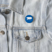 Badge Rond 2,50 Cm Fonte polaire vers le bas (En situation)