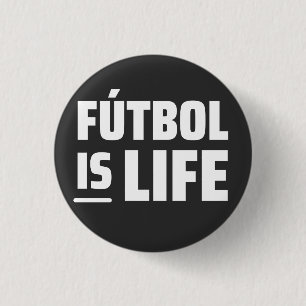 Badge Rond 2,50 Cm football est vie, football, football, football amé