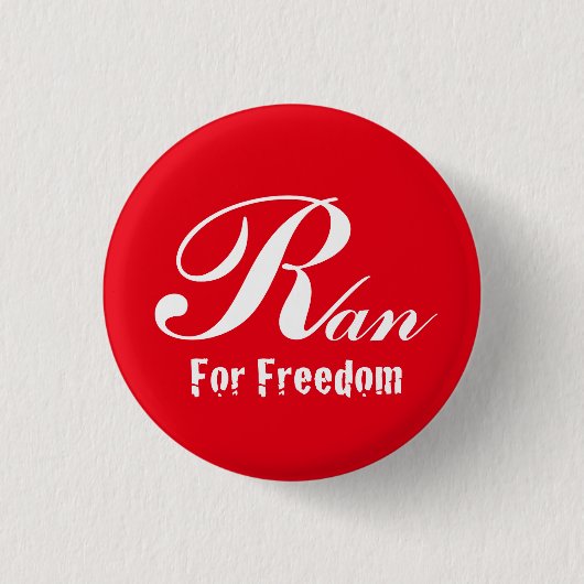 Badge Rond 2,50 Cm For Freedom Ran (Devant)