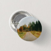 Badge Rond 2,50 Cm Forêt automnale suédoise (Devant & derrière)