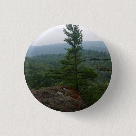 Badge Rond 2,50 Cm Forêt du Vermont (Devant)