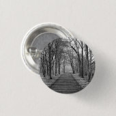 Badge Rond 2,50 Cm Forêt, noir et blanc (Devant & derrière)