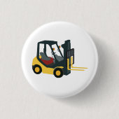 Badge Rond 2,50 Cm Forklift (Devant)