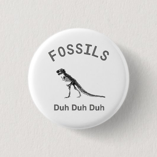 Badge Rond 2,50 Cm Fossiles (Devant)