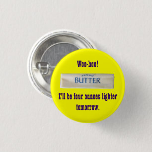 Badge Rond 2,50 Cm Four Ounces Lighter Tomorrow Dieting Button