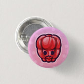 Badge Rond 2,50 Cm Framboise : 3 (Devant & derrière)
