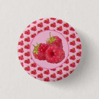 Badge Rond 2,50 Cm Framboises