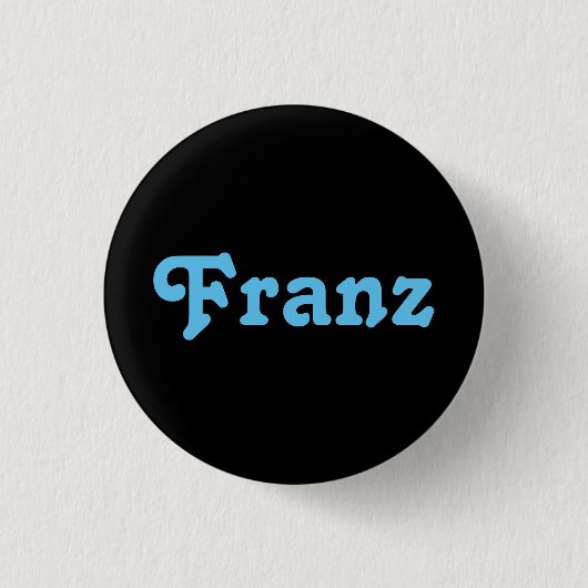 Badge Rond 2,50 Cm Franz Bouton (Devant)
