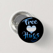 Badge Rond 2,50 Cm Free Hugs (Devant & derrière)