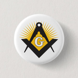 Badge Rond 2,50 Cm Freemasonry symbol