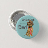 Badge Rond 2,50 Cm Frontière Terrier Papa (Devant & derrière)