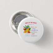 Badge Rond 2,50 Cm Fruit de l'Esprit (Devant & derrière)