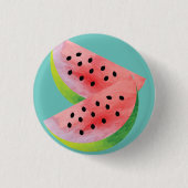 Badge Rond 2,50 Cm Fruits de pastèque (Devant)