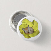 Badge Rond 2,50 Cm Fuchs à Blüte (Devant & derrière)