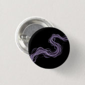 Badge Rond 2,50 Cm Fumée Abstraite violette - Mur d'art éthéré (Devant & derrière)