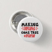 Badge Rond 2,50 Cm Funny Agent immobilier Home Broker Realtor (Devant & derrière)