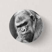BADGE ROND 2,50 CM FUNNY GORILLA (Devant)