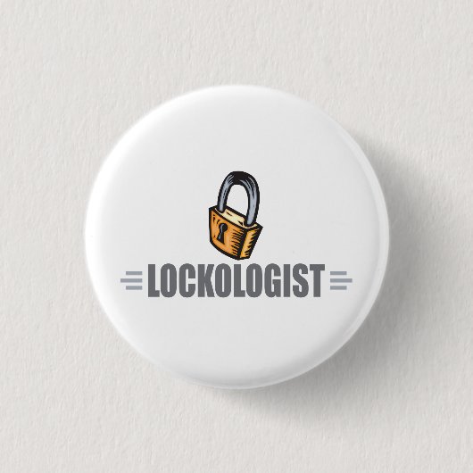 Badge Rond 2,50 Cm Funny Locksmith (Devant)