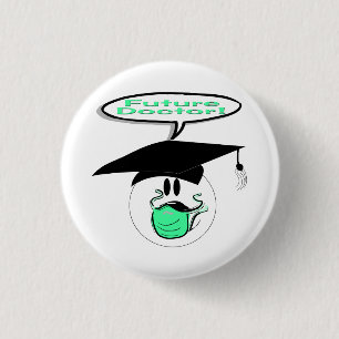 Badge Rond 2,50 Cm Futur docteur Graduations