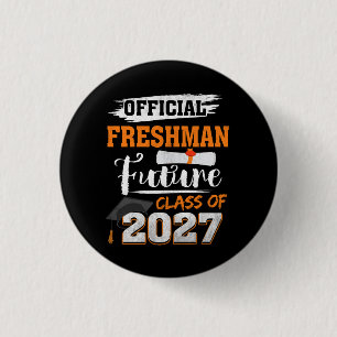 Badge Rond 2,50 Cm Futur Freshman Officiel Classe 2027 Premier Jour D