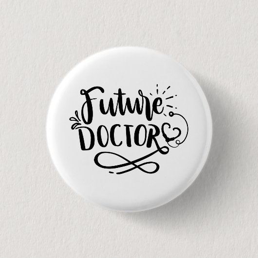 Badge Rond 2,50 Cm Futur médecin (Devant)