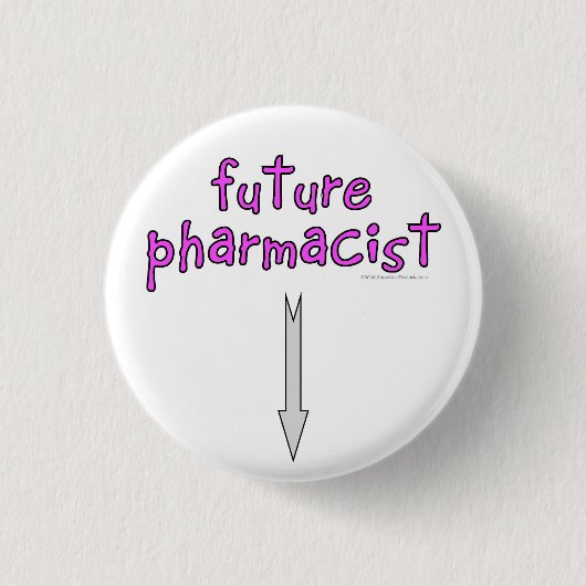 Badge Rond 2,50 Cm futur pharmacien (Devant)