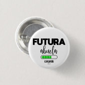 Badge Rond 2,50 Cm Futura abuela cargando (Devant & derrière)