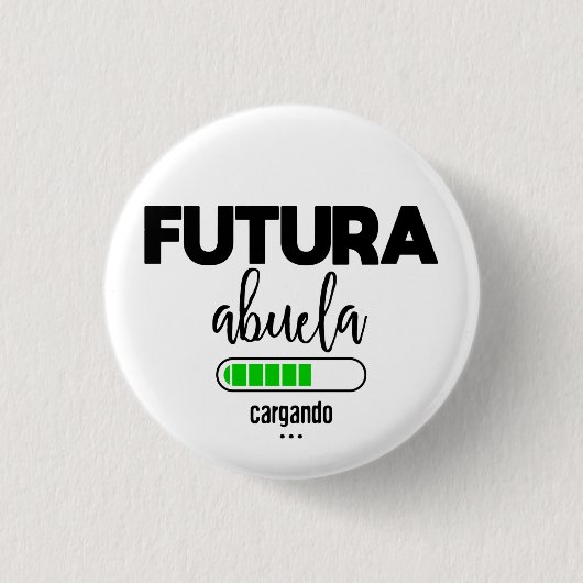 Badge Rond 2,50 Cm Futura abuela cargando (Devant)