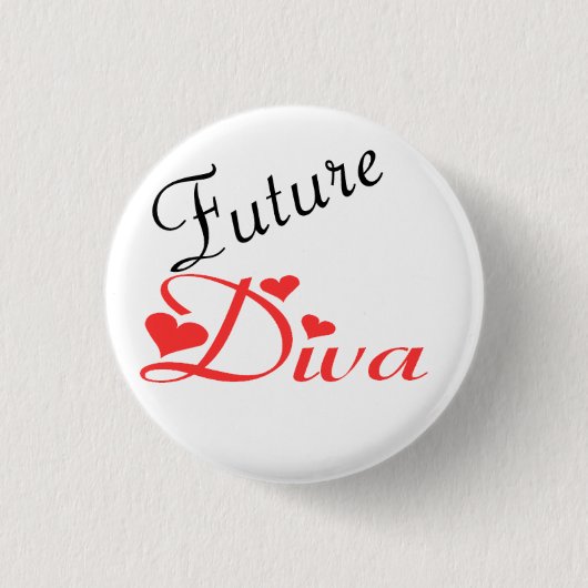 Badge Rond 2,50 Cm Future diva (Devant)