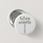 Badge Rond 2,50 Cm future sage-femme (Devant & derrière)