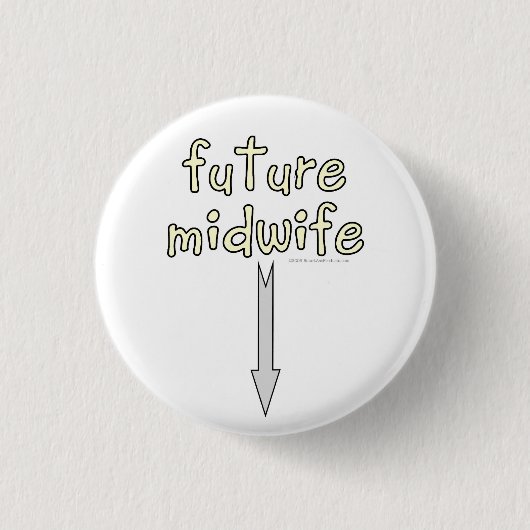 Badge Rond 2,50 Cm future sage-femme (Devant)