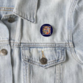 Badge Rond 2,50 Cm G initial éclairé (En situation)
