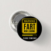 Badge Rond 2,50 Cm Gag drôle (Devant & derrière)
