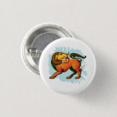 Badge Rond 2,50 Cm Gajasinha – Mythical Guardian of Strength (Devant & derrière)