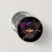 Badge Rond 2,50 Cm Gamer Boy (Devant & derrière)