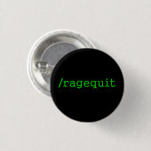 Badge Rond 2,50 Cm Gamer de Ragequit (Devant & derrière)
