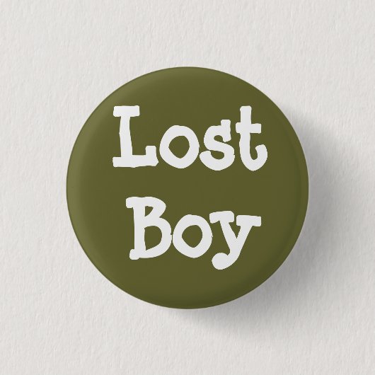 Badge Rond 2,50 Cm Garçon perdu (Devant)
