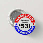 Badge Rond 2,50 Cm Gardez-nous librement en 2053 (Devant & derrière)