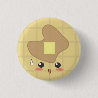 Badge Rond 2,50 Cm Gaufre - gaufre