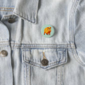 Badge Rond 2,50 Cm Geek Pig Funny Nerdy (En situation)