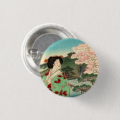 Badge Rond 2,50 Cm Geisha (Devant & derrière)